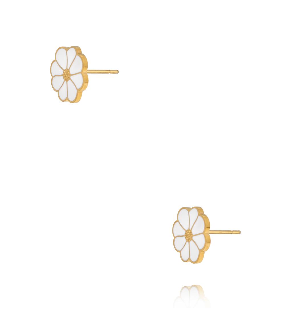 Kolczyki sztyfty kwiatuszki ze stali szlachetnej KSY0720