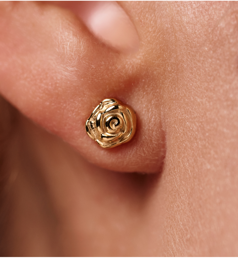 Kolczyki w kształcie róży KSY0552