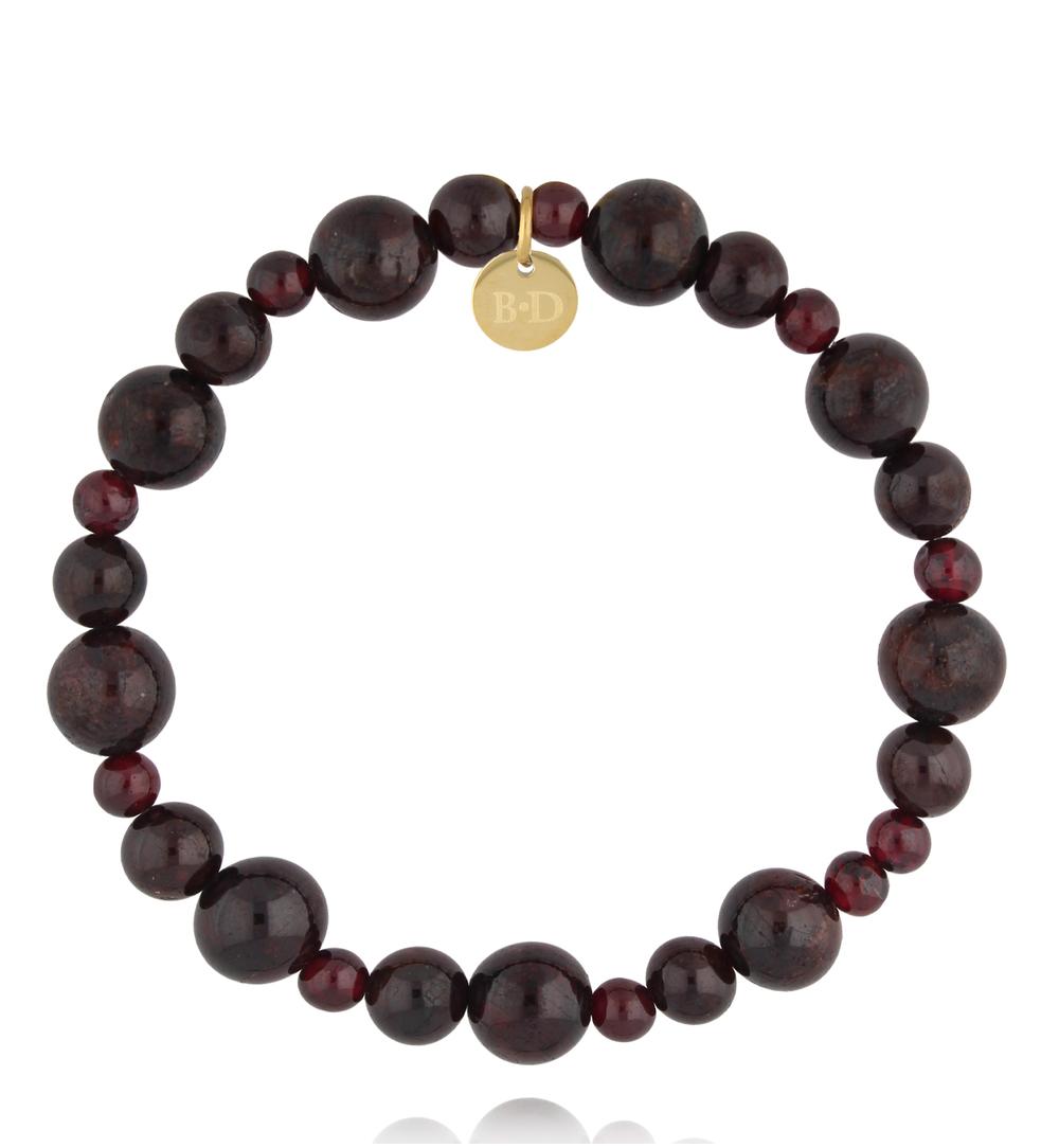 Bransoletka z granatami BPA0626