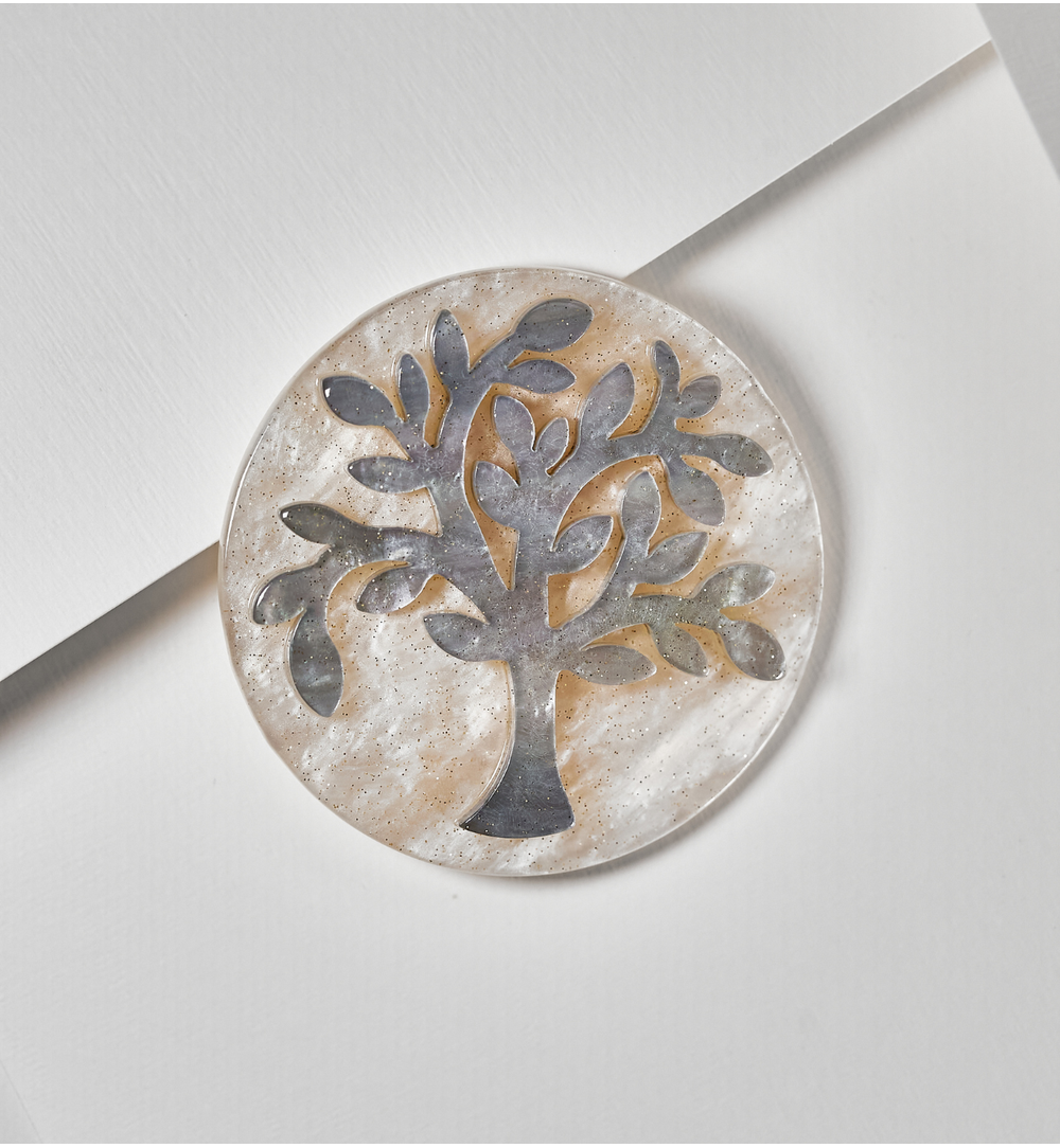 Broszka z drzewkiem Gray Tree BRZA0036