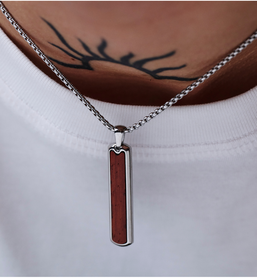 Naszyjnik męski z zawieszką Jett NMITC0089