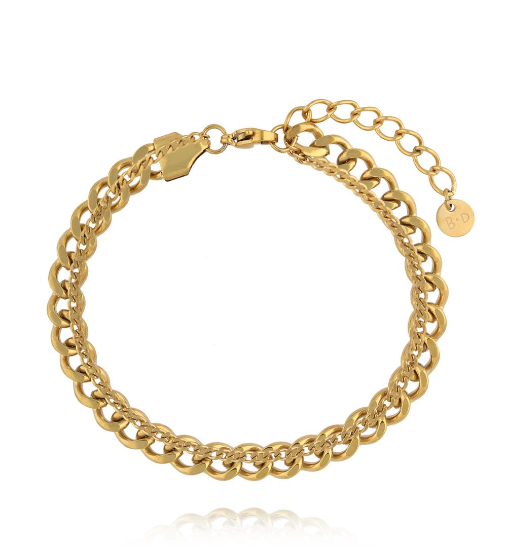 Bransoletka złoty łańcuch BSY0402