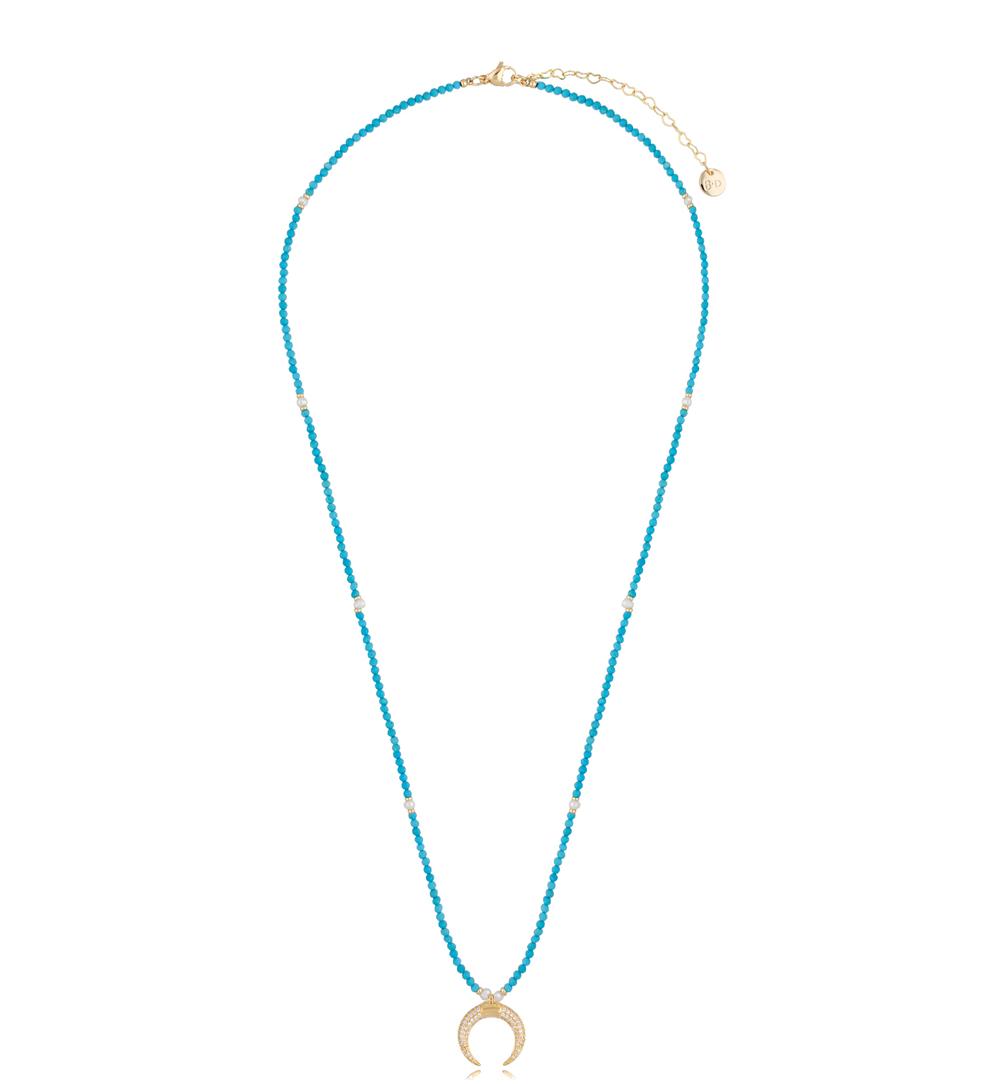 Naszyjnik z magnezytami i księżycem Bono NTW0443