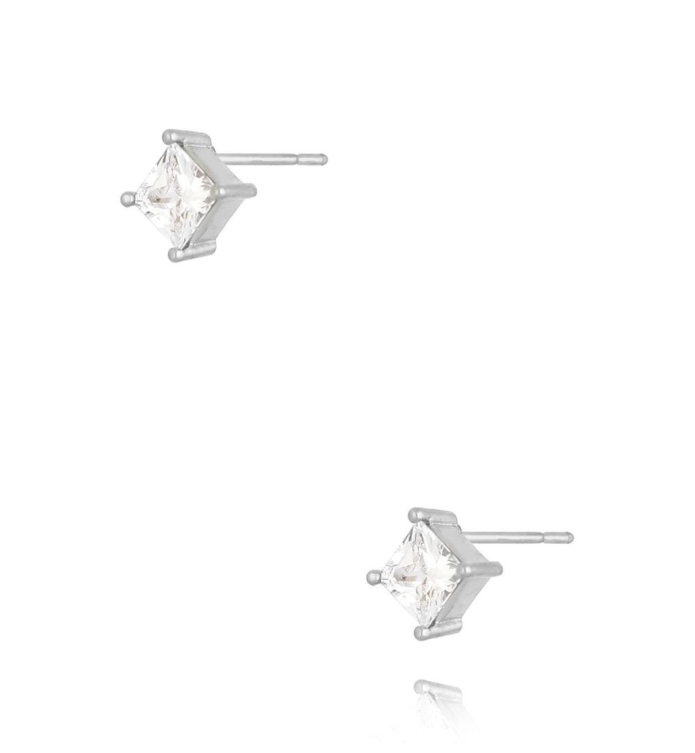 Kolczyki z cyrkoniami srebrne Shimmer KSA2131