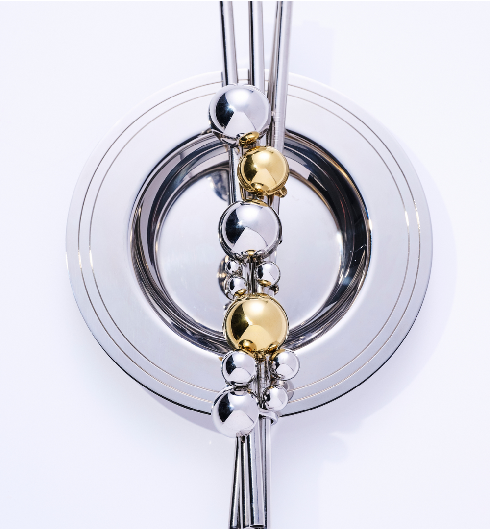 Kolczyki srebrne półkule duże City Glam KSA2390