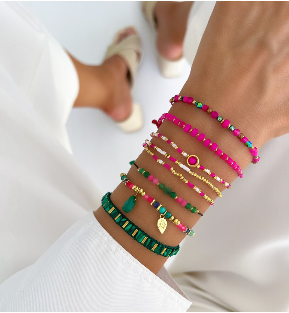 Bransoletka kolorowa z kamieniami Firmness BSC1765