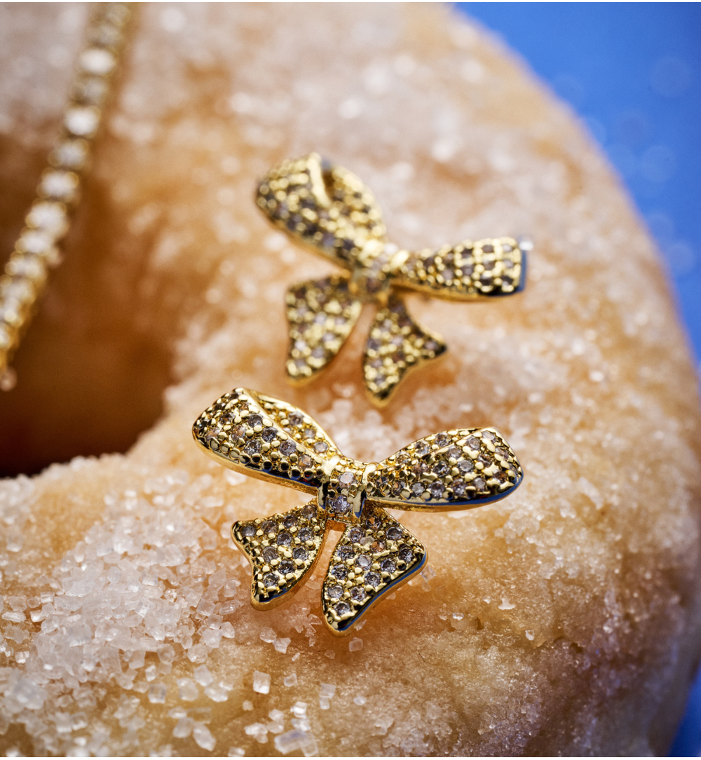 Zestaw biżuterii z kokardkami ZN0065