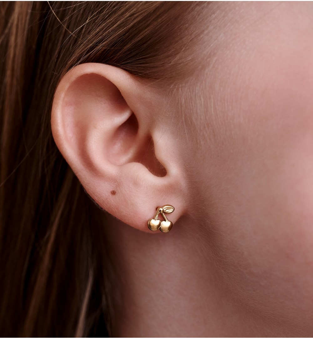 Kolczyki w kształcie wisienek KSY0544