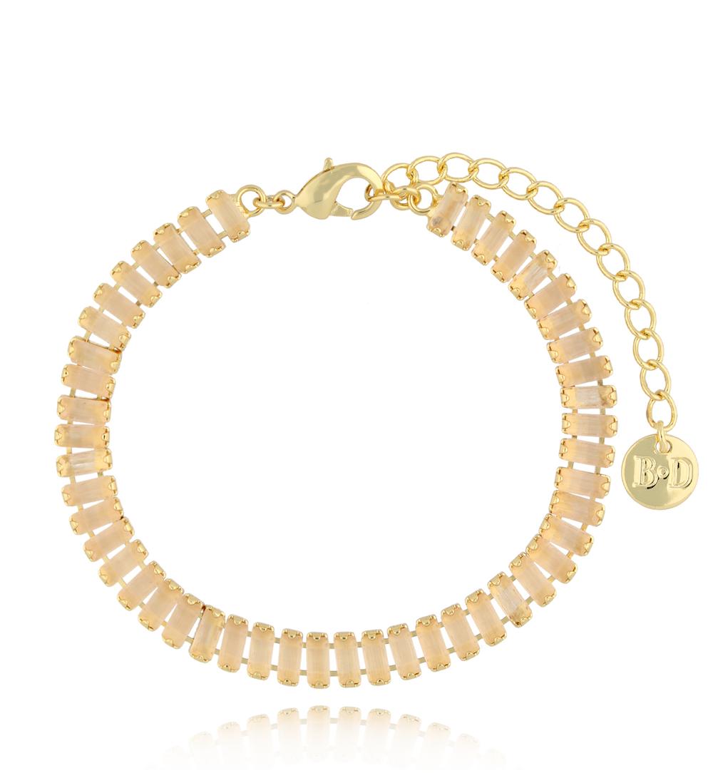 Bransoletka z opalizującymi kryształkami Mariah BSS0157