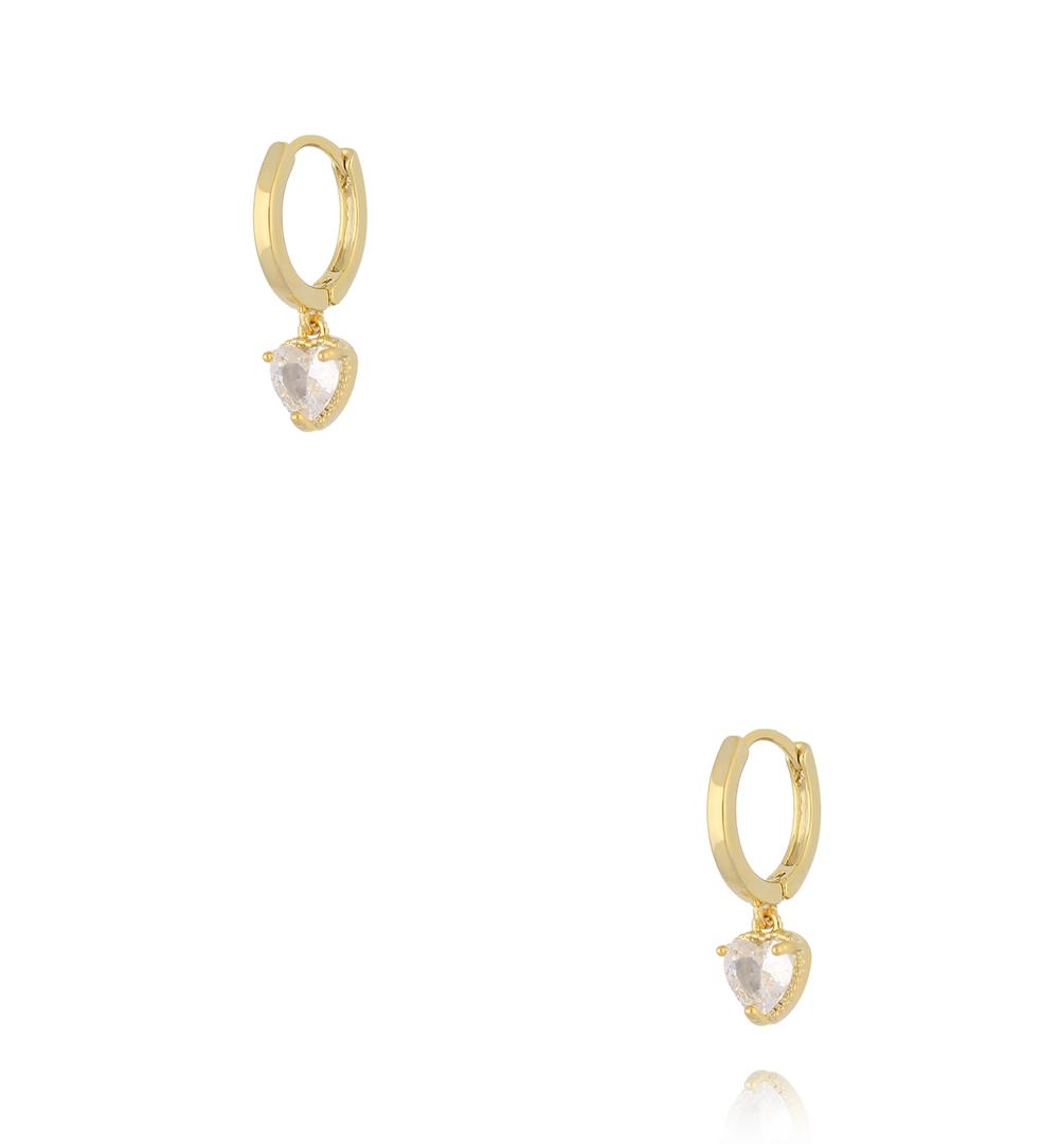 Zestaw kolczyków z sercami KMB0059