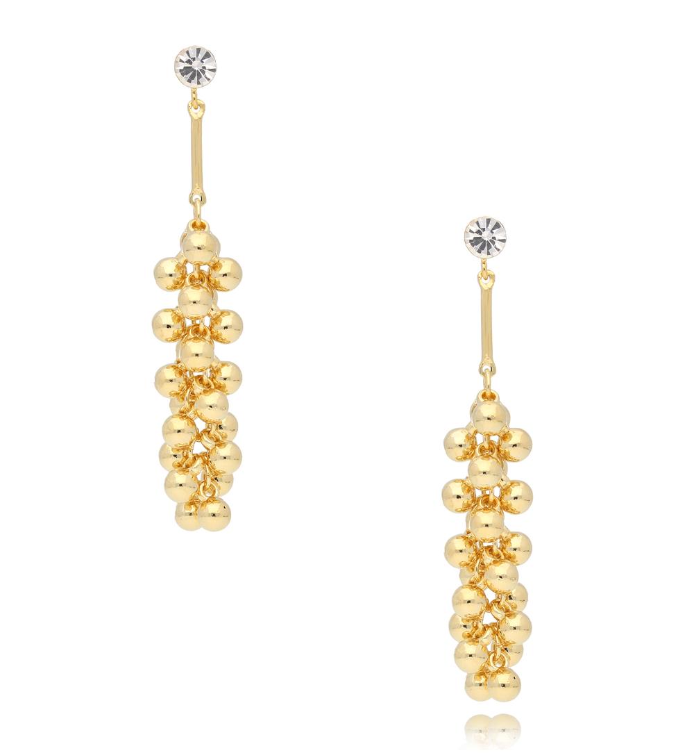 Kolczyki złote z kulkami Pinamar KRG0979