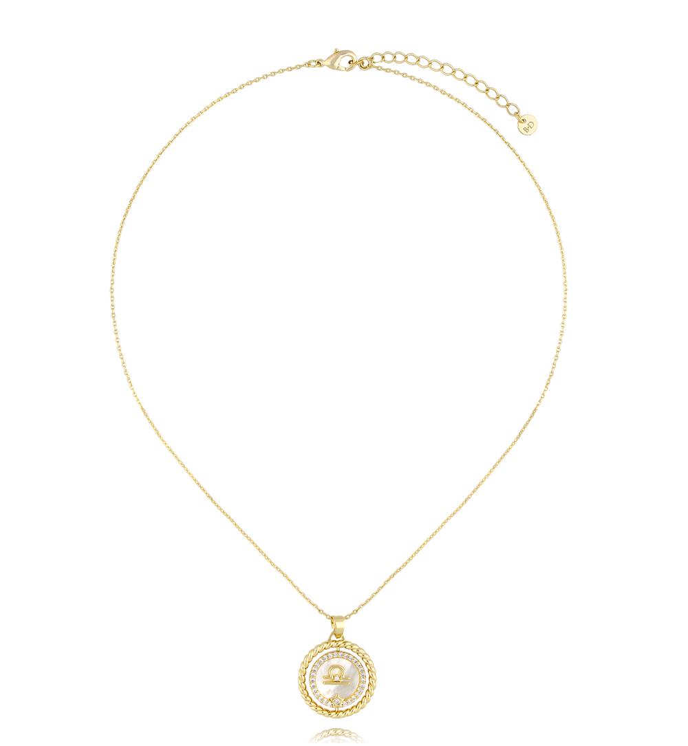 Naszyjnik znak zodiaku Waga NLU0038