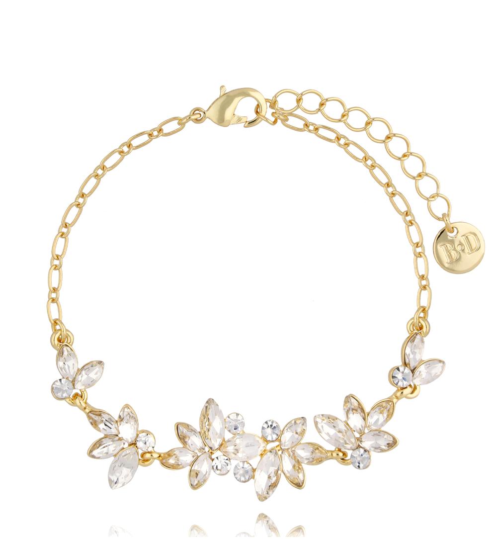 Bransoletka złota z kryształami Celebration BSS0026