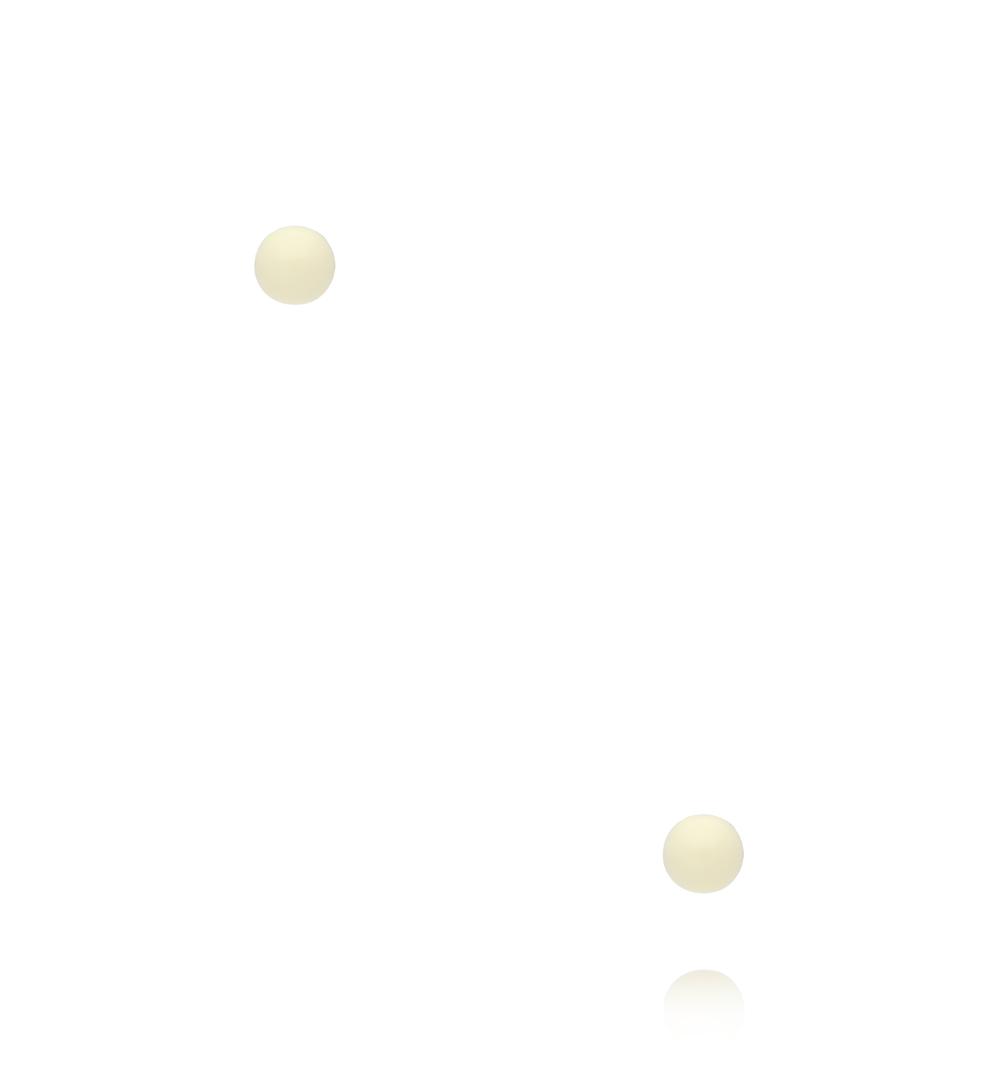 Zestaw pastelowych kolczyków kulek – róż, wanilia i limonka KMB0042