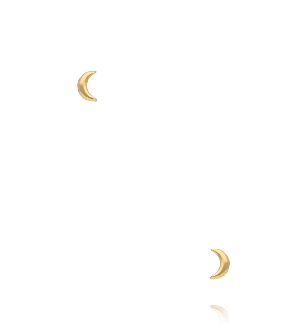 Kolczyki sztyfty – złote księżyce KSY0541