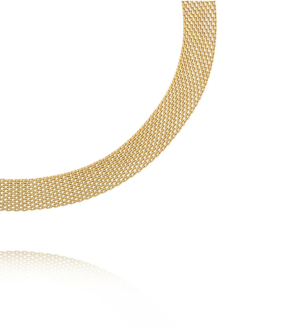 Naszyjnik złoty typu mesh NSY0621