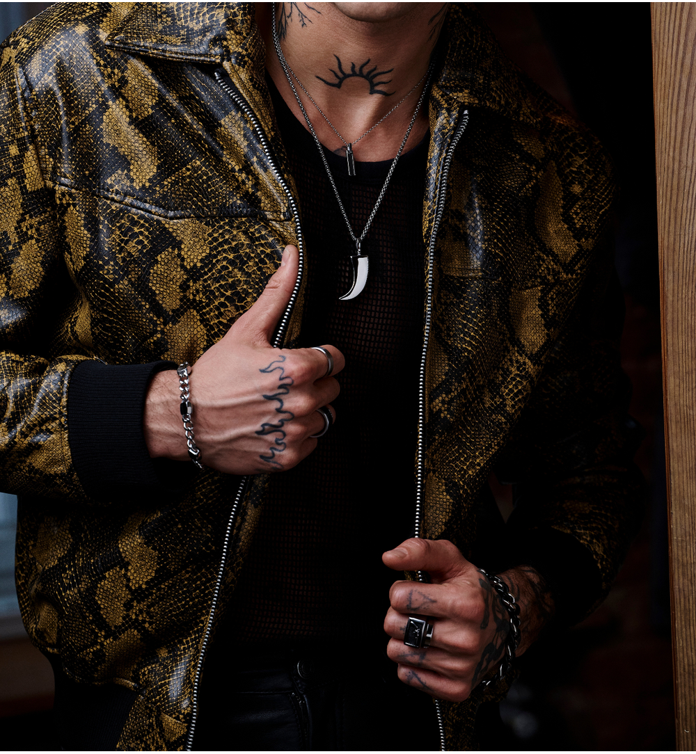 Naszyjnik męski z zawieszką NMITC0184