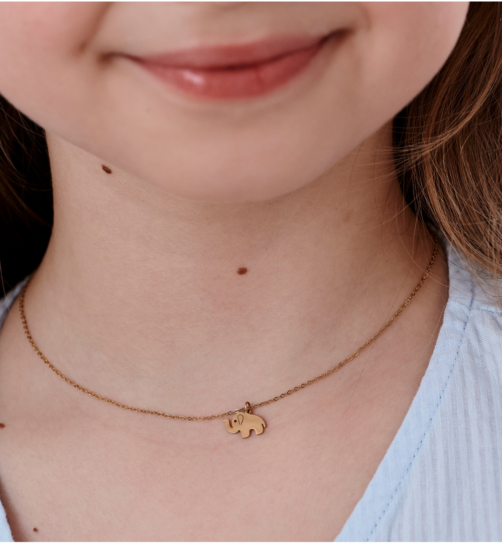 Naszyjnik ze słonikiem dla córki NSY0780