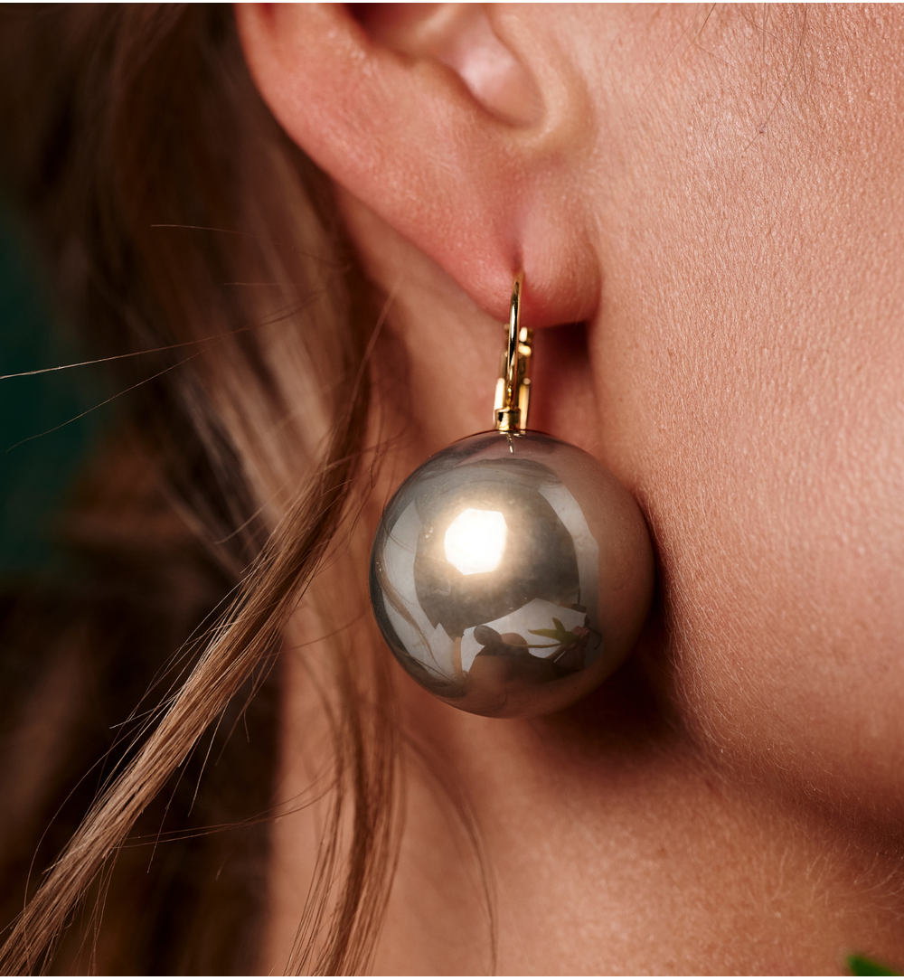 Kolczyki złote z perłami Yutra KPE0147