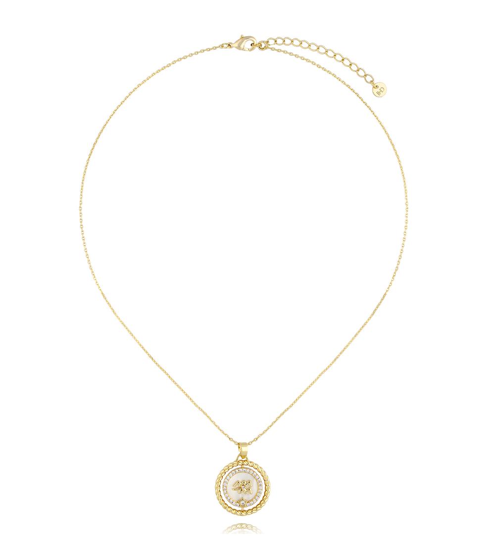 Naszyjnik znak zodiaku Wodnik NLU0042