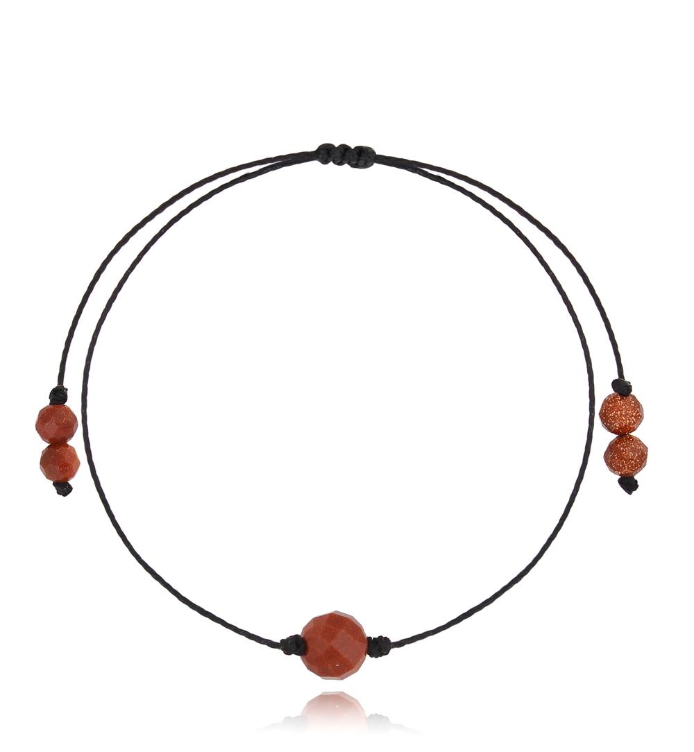 Bransoletka z kamieniem piasek pustyni Birthstones BGL0745