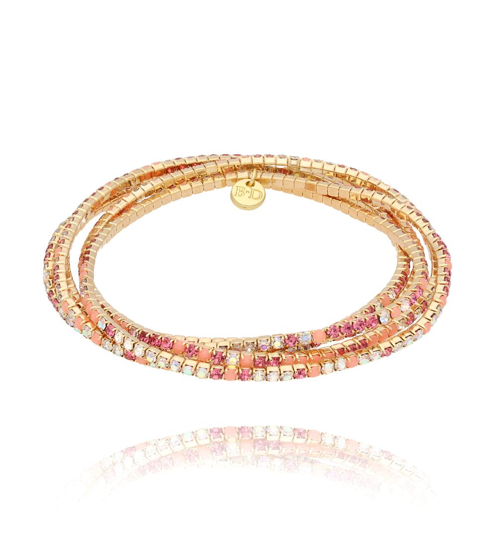 Bransoletka z kryształkami Luminous Crystal BSC2044