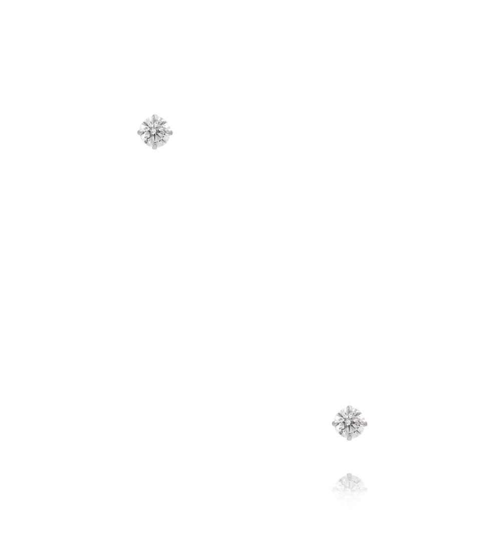 Zestaw kolczyków srebrnych – klasyczne cyrkonie KCA0191