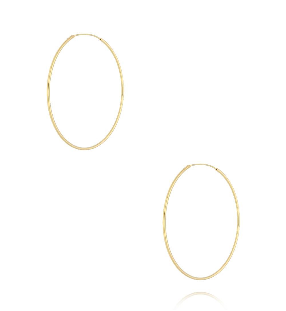 Kolczyki koła złote KCA0186