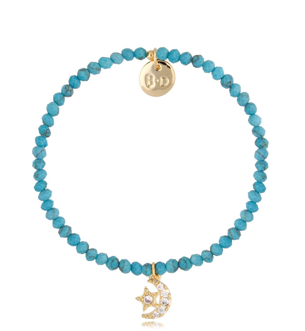 Bransoletka z magnezytami i księżycem Baltic BTW1284