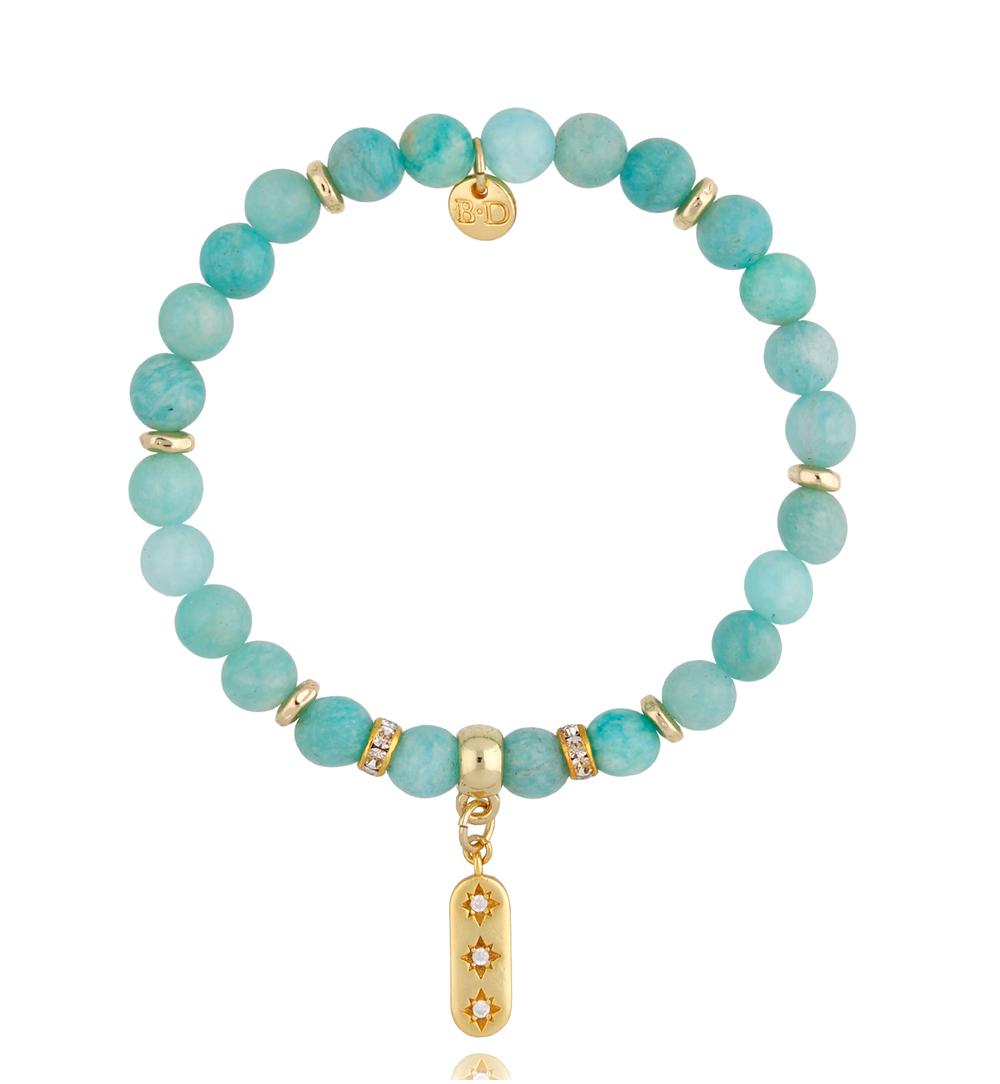 Bransoletka z amazonitami My Stars BMMH3981