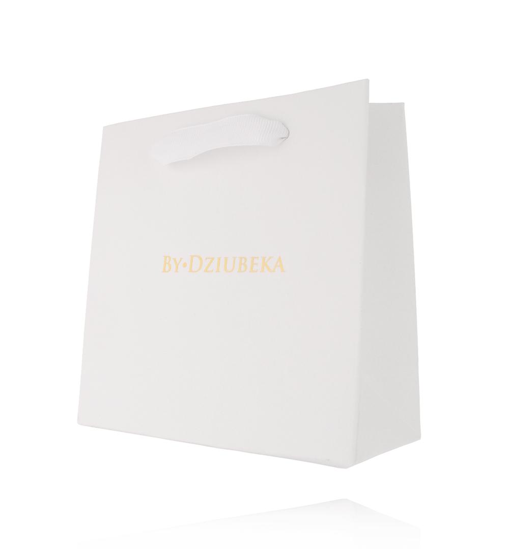 Torebka prezentowa biała mała OPA0260