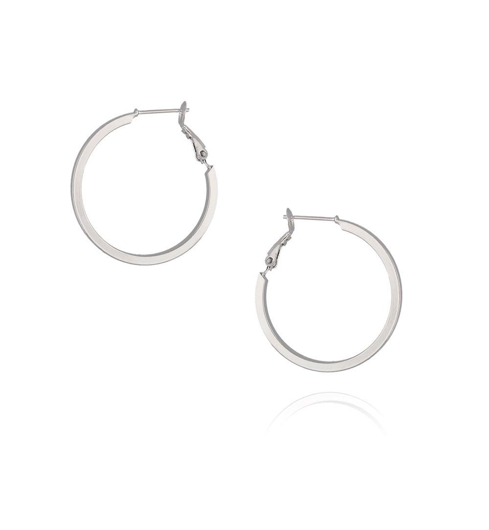 Kolczyki koła srebrne małe KRG0510