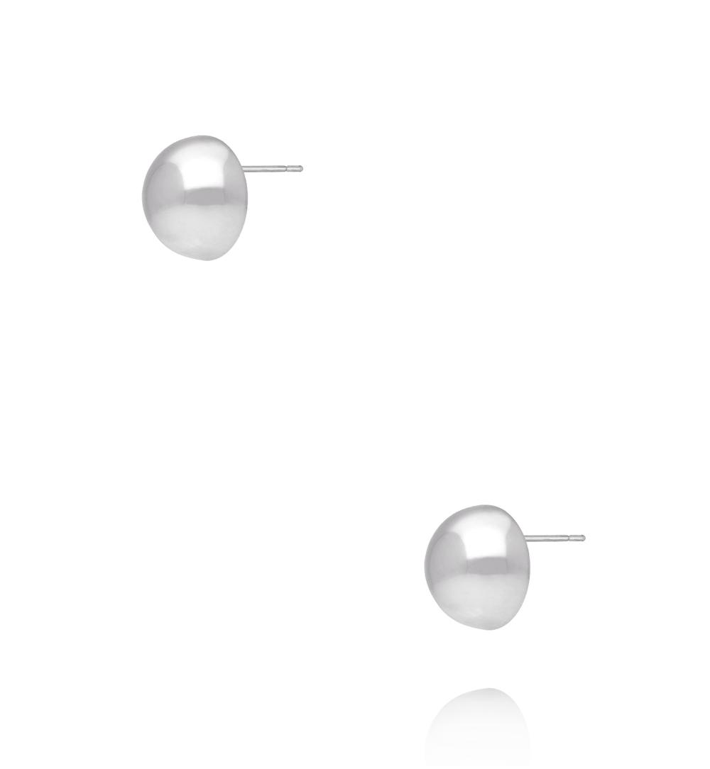 Kolczyki srebrne półkola KSA2585