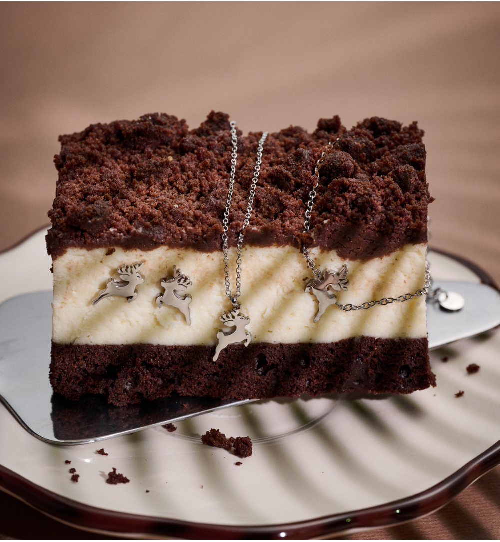 Kolczyki renifery srebrne KSA2288