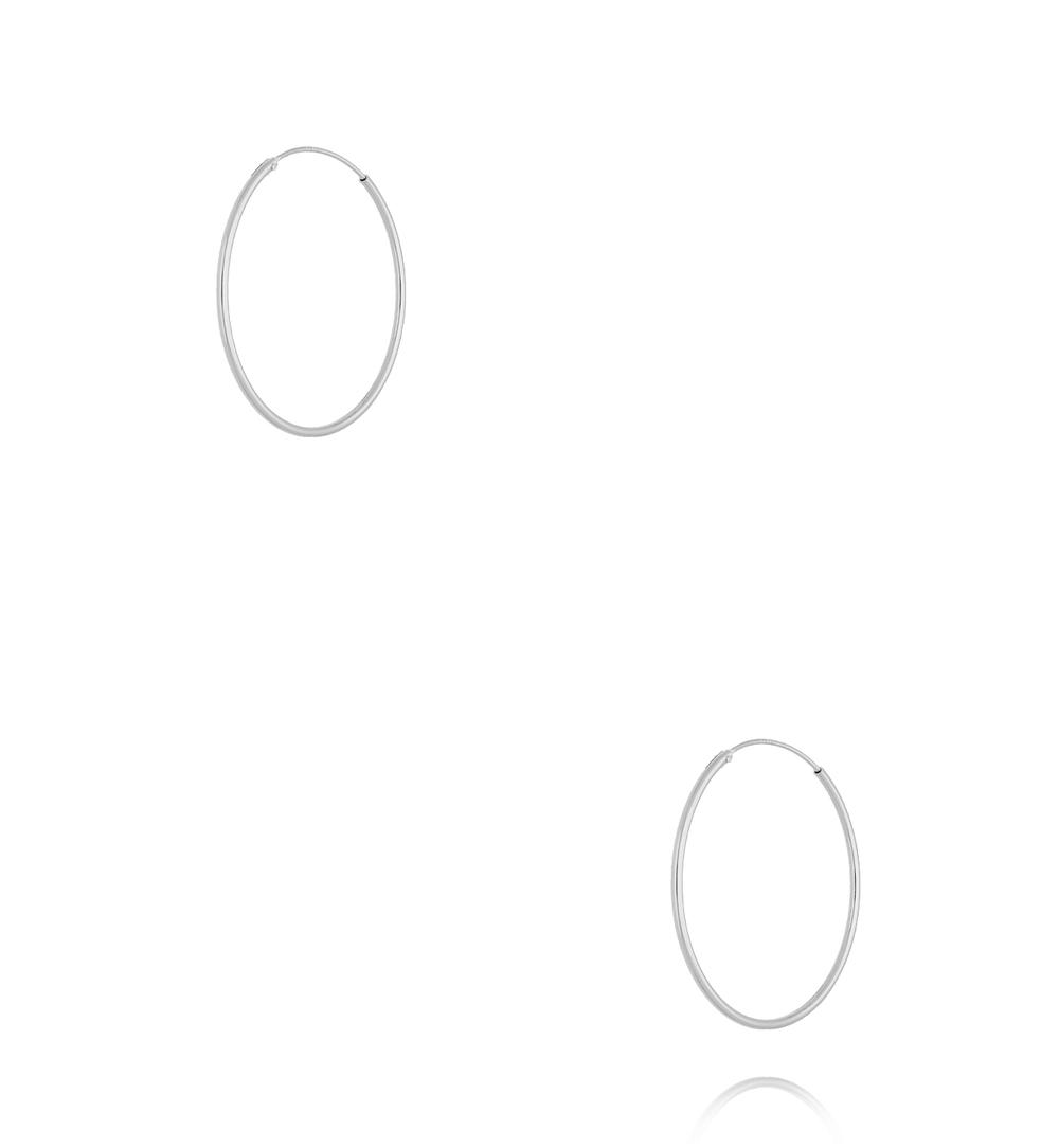 Kolczyki koła srebrne KCA0181