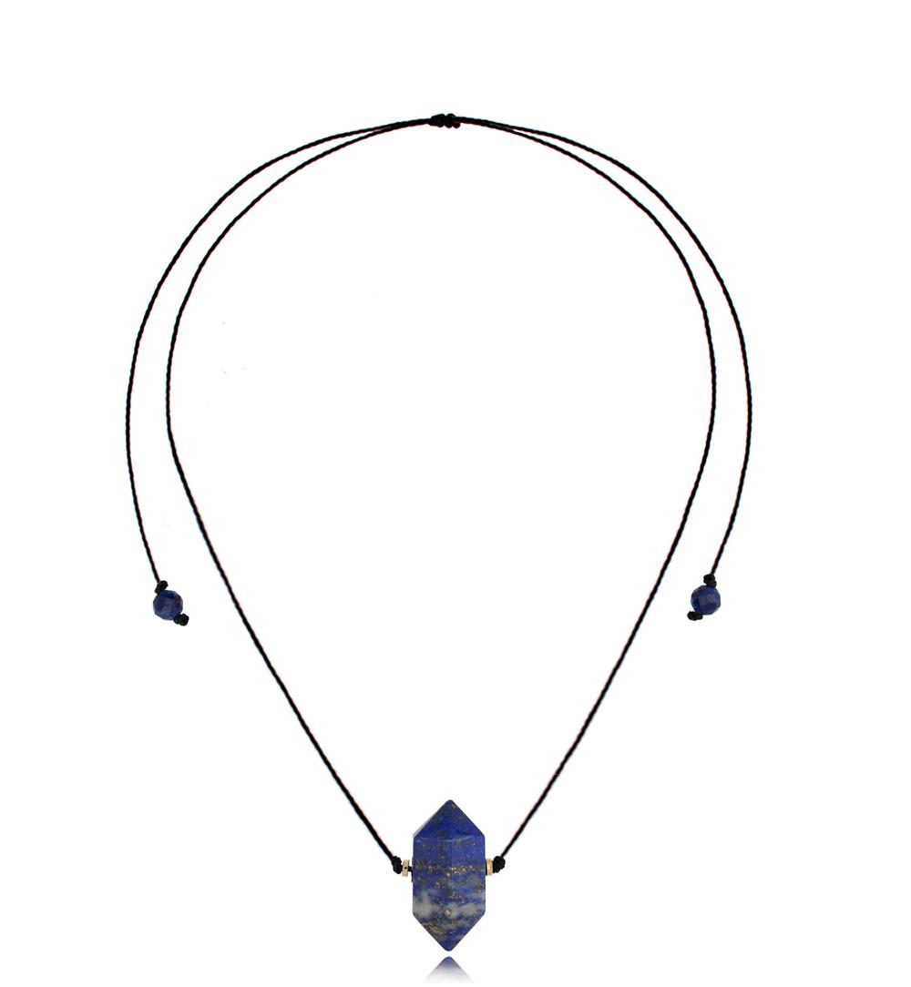 Naszyjnik z kamieniem Lapis Lazuli Island NPA0546