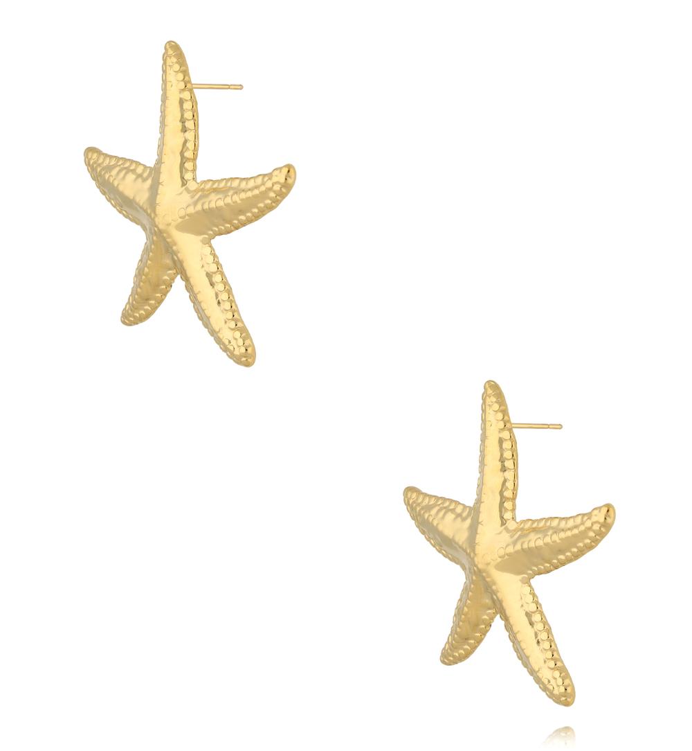 Kolczyki złote rozgwiazdy KSY0536