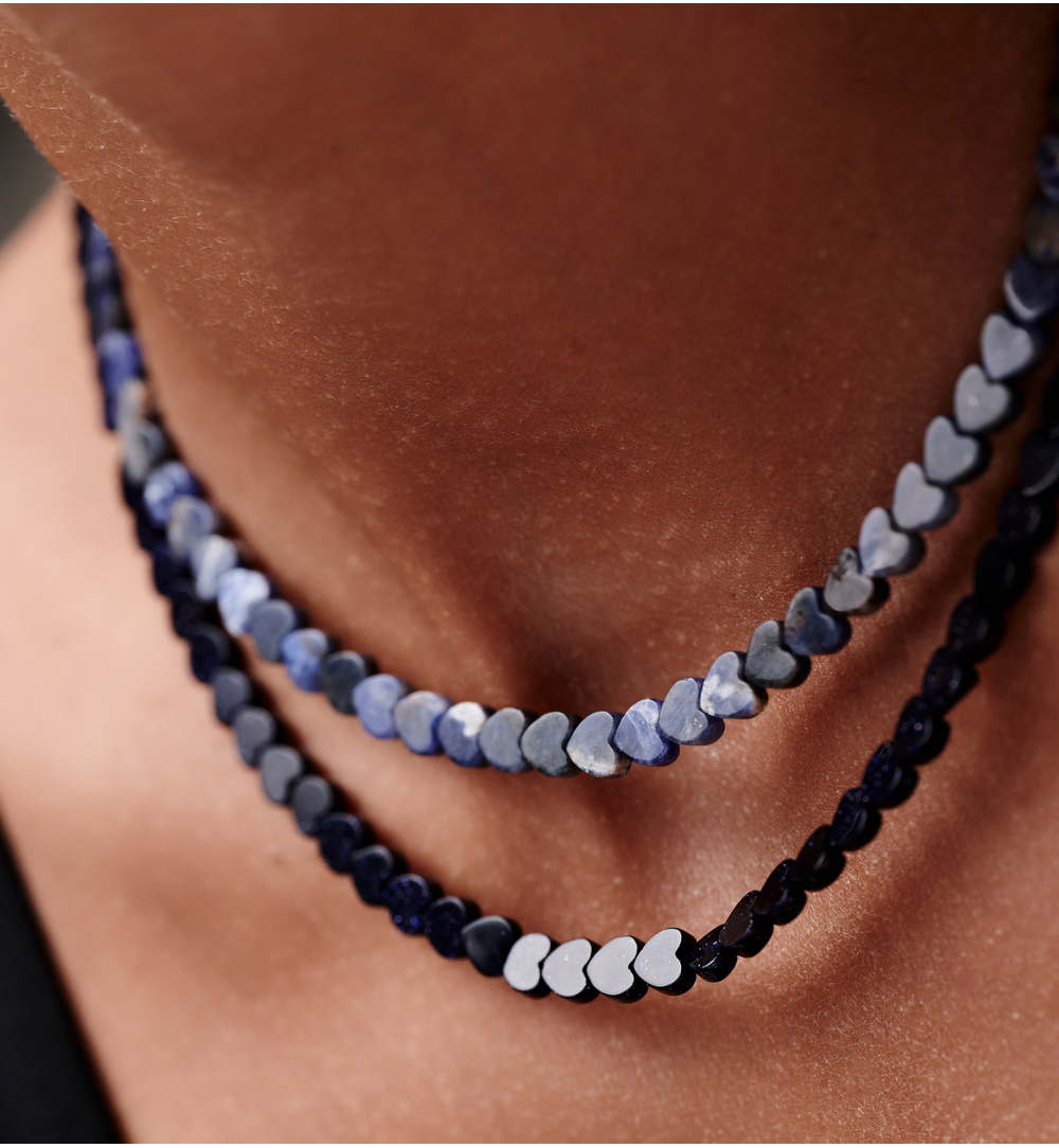 Naszyjnik z nocą kairu – serca NTW1648