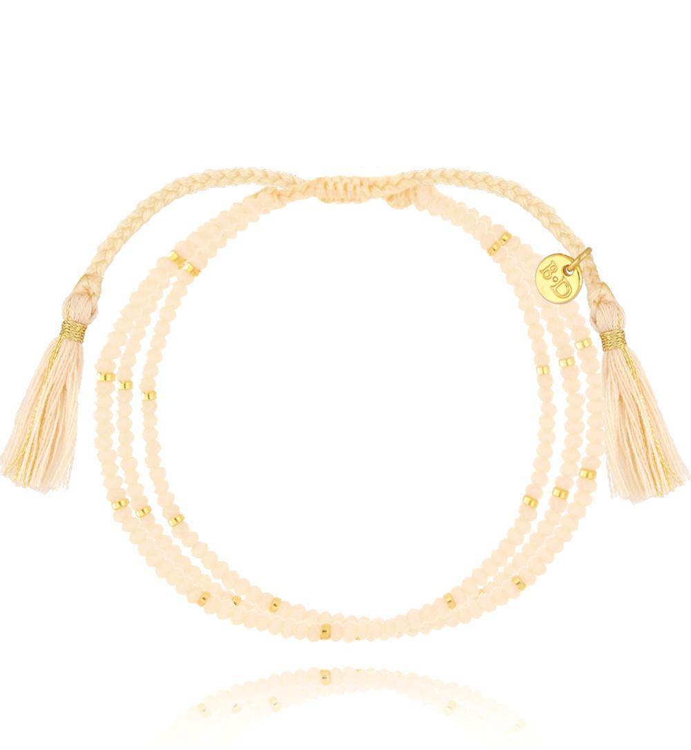 Bransoletka kremowa Khalessi BSC1453