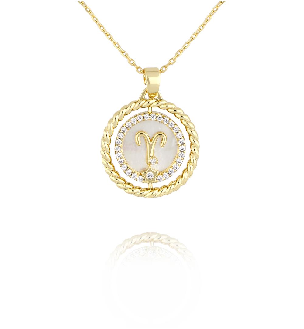 Naszyjnik znak zodiaku Baran NLU0032