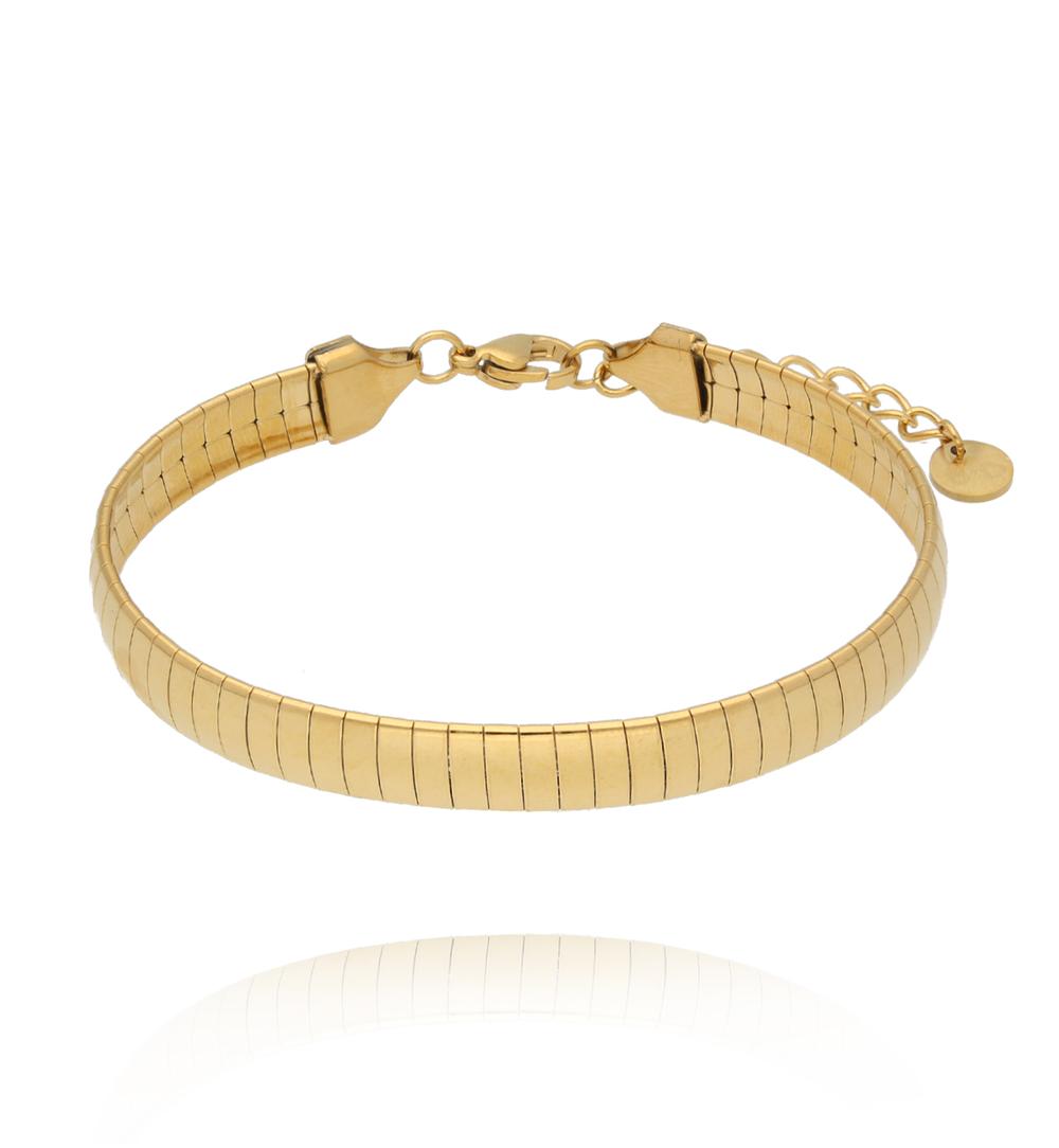 Bransoletka złota typu żmijka BSY0405