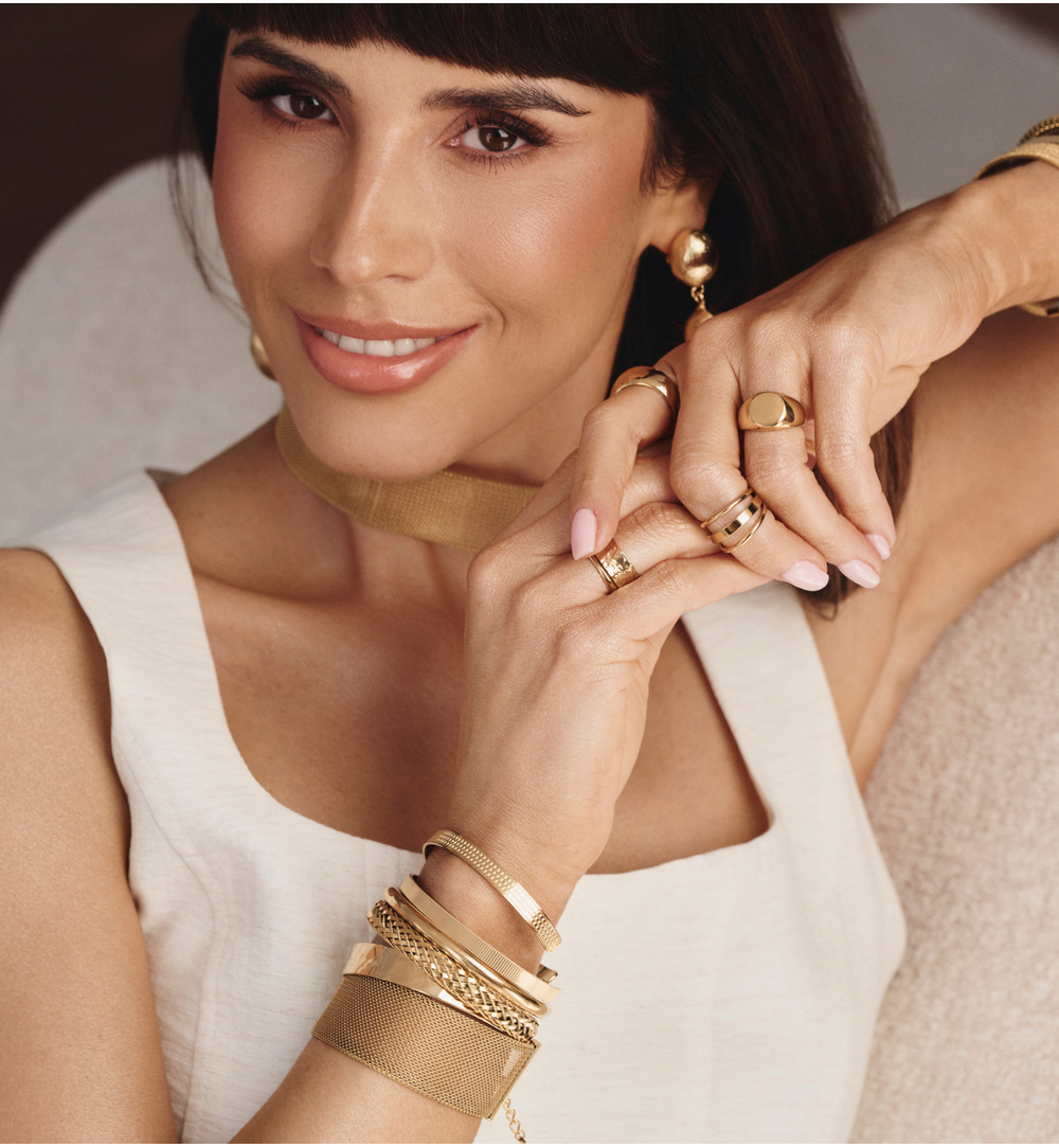 Bransoletka obręcz złota Sweetheart Charm BSA0704