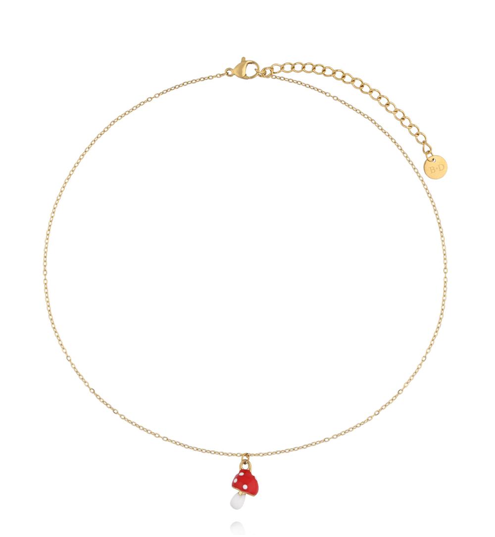 Zestaw biżuterii dla córki z czerwonymi muchomorkami ZN0215