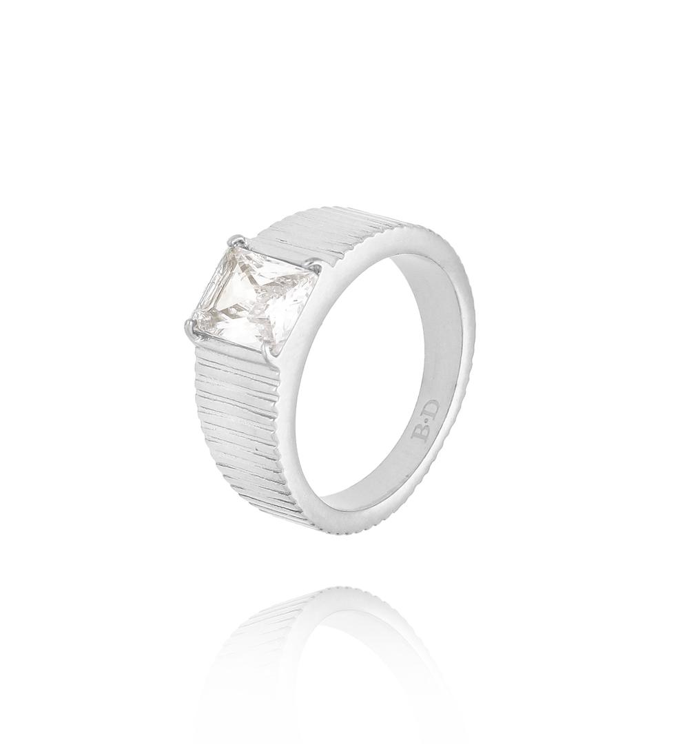 Pierścionek srebrny z kryształem Sparkle Ring PSA0938