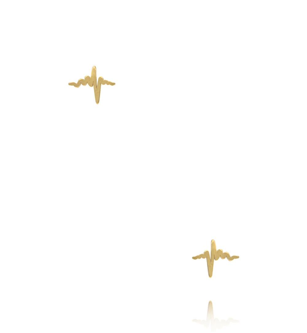 Kolczyki z motywem linii życia KSY0571