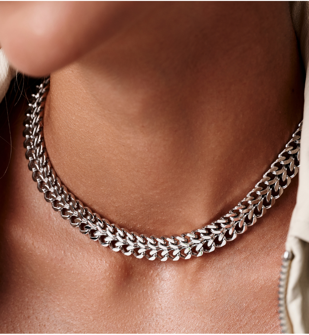 Naszyjnik łańcuch srebrny NSY0494