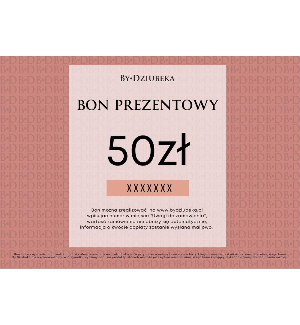 Bon Prezentowy 50 zł online do wydruku BON50