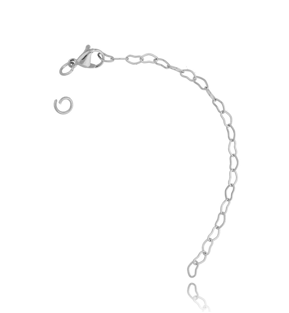 Łańcuszek przedłużający srebrny - 6 cm OPA0226