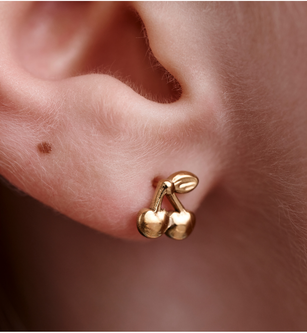 Kolczyki w kształcie wisienek KSY0544