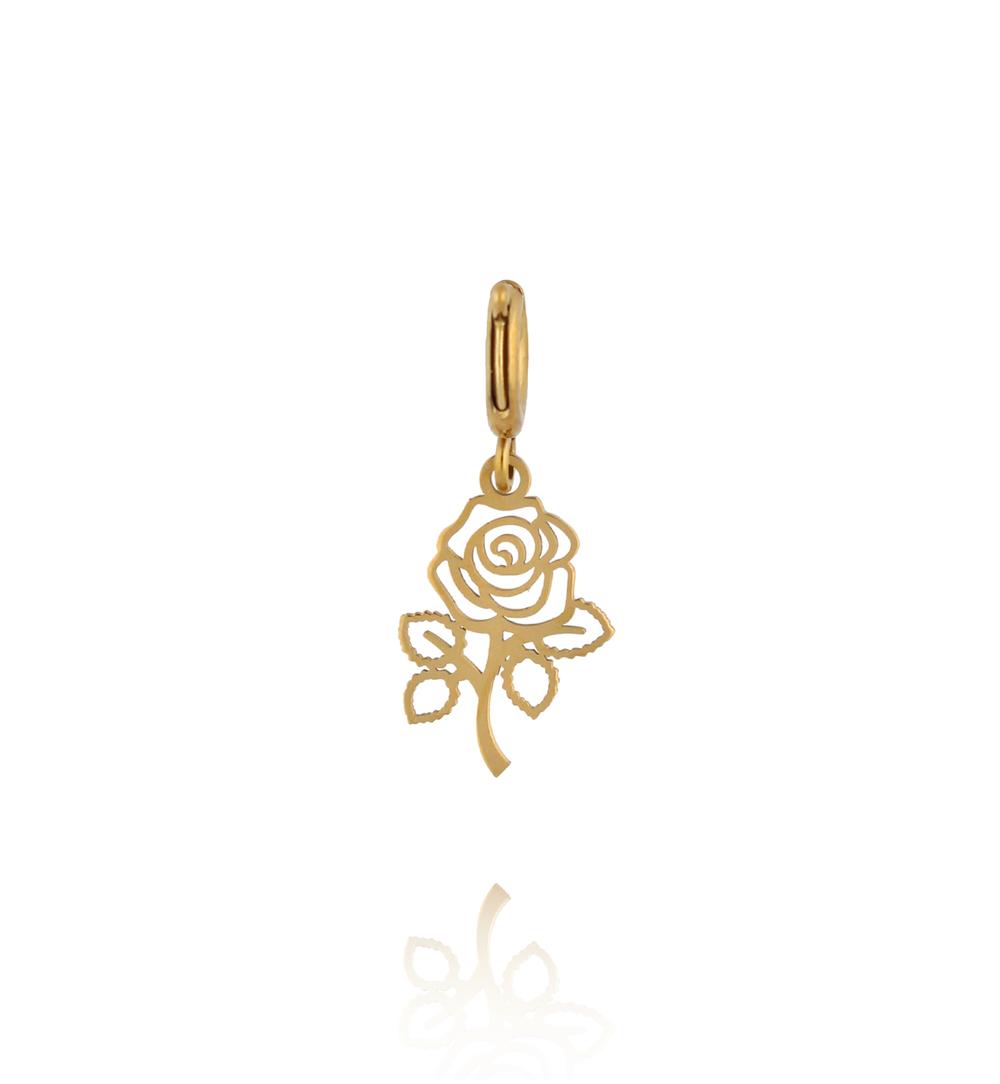 Charms złota róża CHA0227
